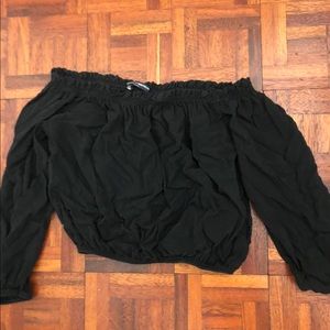 Brandy Melville off shoulder crop top